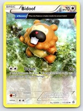 Bidoof (Alpha) - XY - Primal Clash 117/160 - MP Condition on eBay