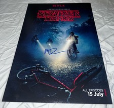 Matt Duffer Signed 12x18 Photo Duffer Brothers Stranger Things