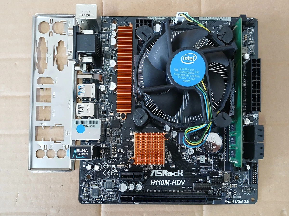 Carte Mère Lenovo 01LW72 Avec Processeur Intel Core I3-6100 - HD Graphics 520 - Occasion