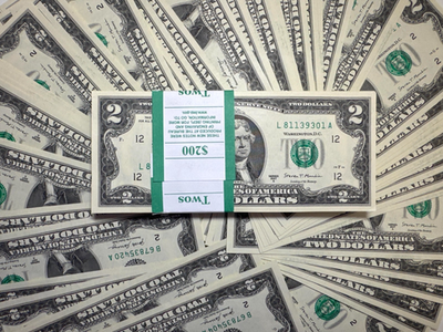 #ad 🇺🇸 Pack of 5 NEW UNC $2 Bills 2017 A Consecutive Serials Two Dollar REAL CASH $16.99