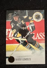1993-94 Leaf - Hat Trick Artists Mario Lemieux #4