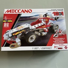 Meccano Racing Vehicle 10-in-1 Set Sealed Boxed And Tools Included Set #25206