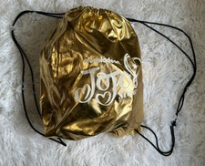 JoJo Siwa Drawstring Bag Gold Limited Edition #64 SO LUCKY Bows and Bags Sport