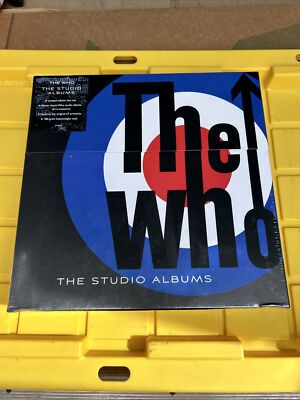 THE WHO - STUDIO ALBUMS NEW SEALED VINYL LP BOX SET RARE 2012 OUT THE WHO - STUDIO ALBUMS NEW SEALED VINYL LP BOX SET RARE 2012 OUT