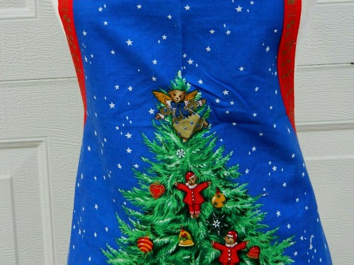 Delantal de cocina árbol de Navidad árbol osos vacaciones hornear - Imagen 3 de 5