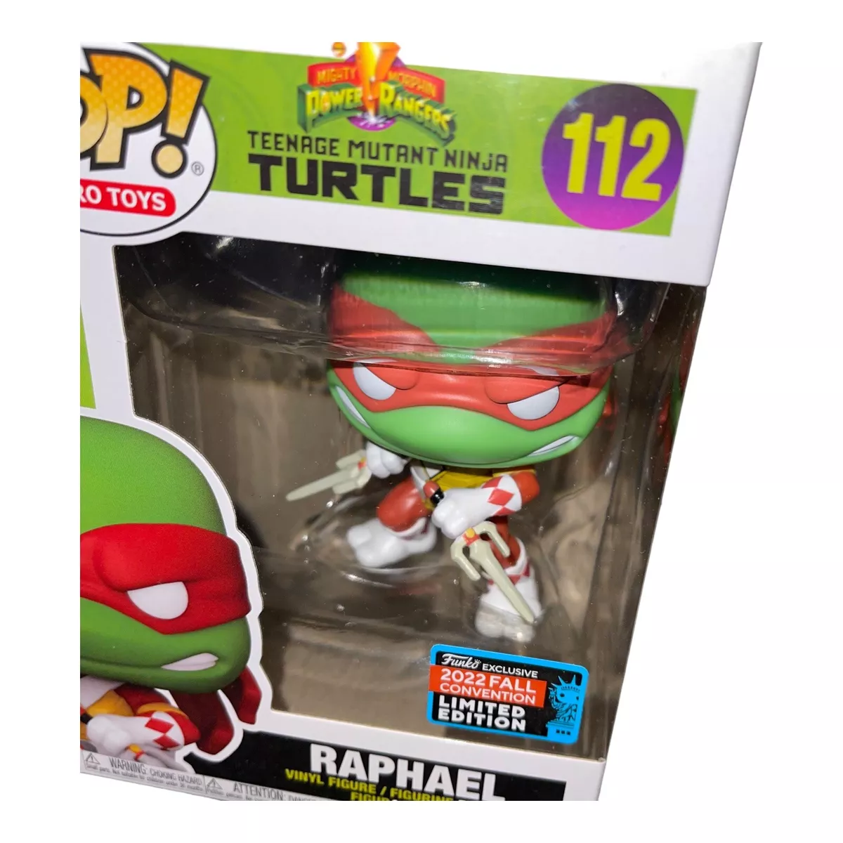 Funko POP! Power Rangers Ninja Turtles Raphael 112 Exclusivo Original -  Moça do Pop - Funko Pop é aqui!