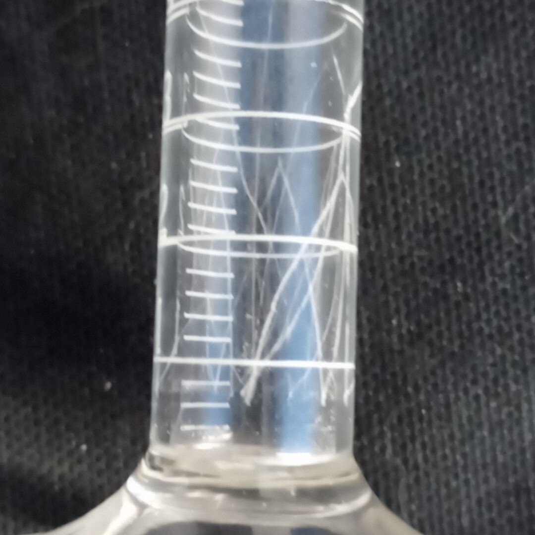 Vintage Kimax Pyrex Lab Glass Cylinder Beaker Test Tube 10ml (Scratches)