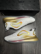 Nike Air Max 720 Bianco Giallo Sfumato CI3870-100 Uomo UK 7.5