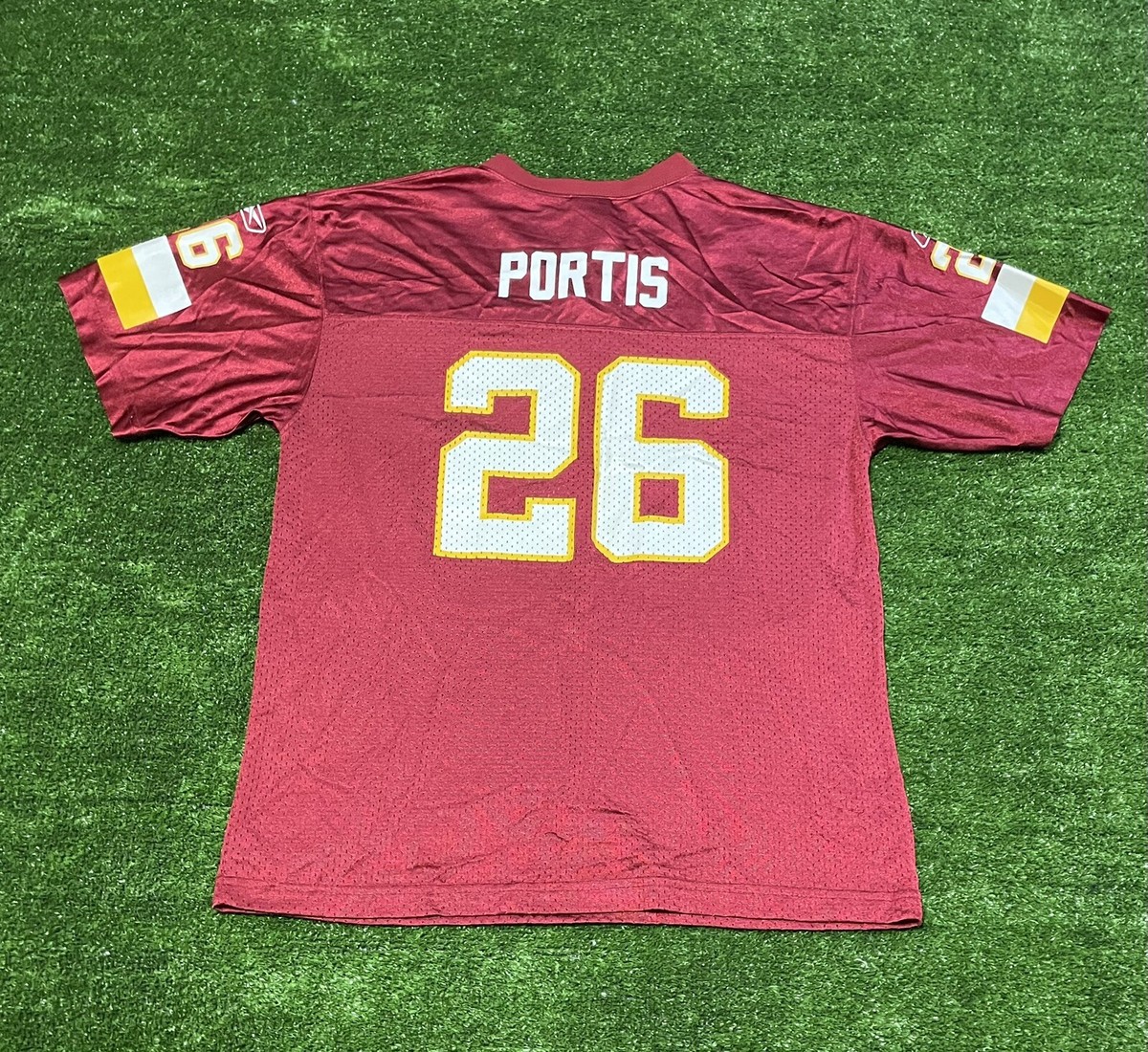 Vintage Reebok NFL Washington Redskins Jersey #26 Clinton Portis