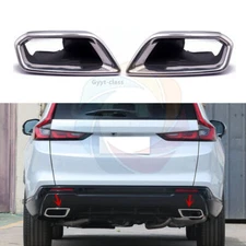 For Honda CRV CR-V 2023-2025 Stainless Steel LH&RH Side Tail Exhaust Pipe Tip 2P