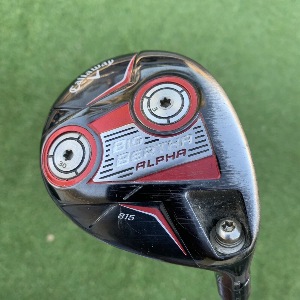 Callaway Big Bertha Alpha 815 18° 5 Wood. fubuki 65 x5ct Stiff Flex Graphite