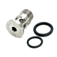 WGP Autococker Front Block Flush Mount High-Flow Banjo Screw Fitting STAINLESS