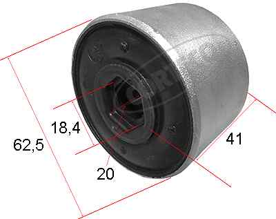 49403109 CORTECO Control Arm-/Trailing Arm Bush for AUDI