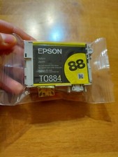 Genuine Epson Yellow Printer Ink Cartridge TO884 88 BRAND NEW SEALED