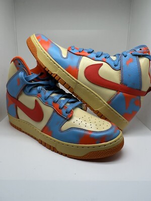 Nike Dunk High 1985 SP Orange Acid Wash Size 11
