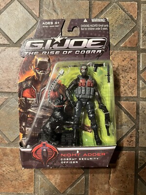 GI JOE Rise of Cobra Movie NIGHT ADDER 25th 30th Retaliation ROC