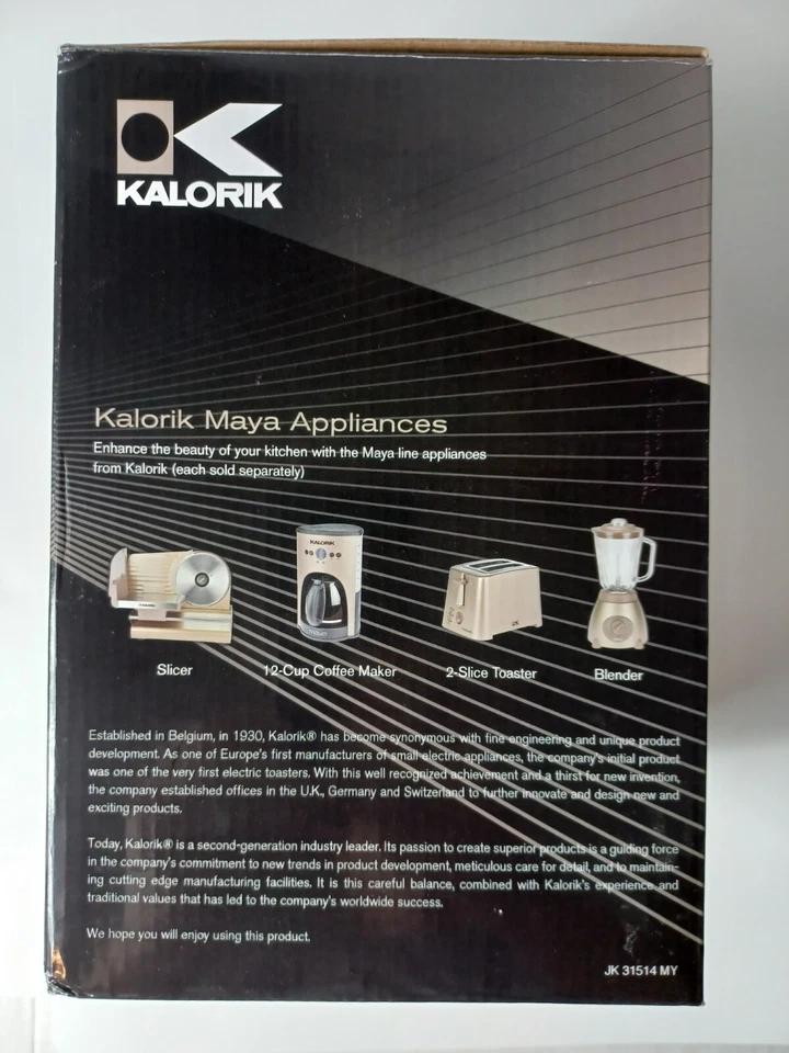 Hervidor de agua inalámbrico de acero inoxidable Kalorik 1,7 litros línea Maya JK31514MY NUEVO EN CAJA Foto 4 de 4