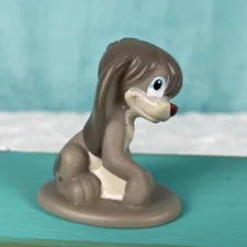 VINTAGE 1997 Fox TM Anastasia Pooka Dog 2” PVC Figurine Cake Topper Small Toy 