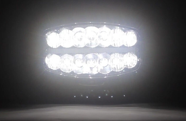 LED Jumbo Light Roof Spot Fog Bull Bar White Amber DRL X4 TODOTERRENO 4X4 CAR Foto 4 de 4