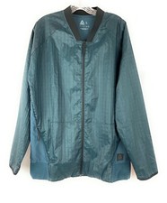 Reebok Mens Training Supply Bomber Jacket and Pants Set Blue Hills Size Large