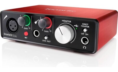 Focusrite 2nd Generation Scarlett Solo USB Audio Interface