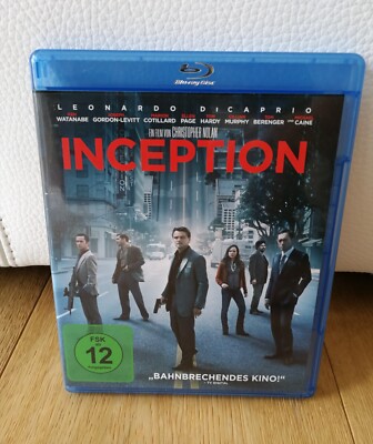 Inception [Blu-ray] Thriller - Leonardo DiCaprio --  As New!