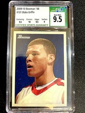 2009-10 BOWMAN 48' BLAKE GRIFFIN RC #D /2009 #101 CSG 9.5 CHECK OUT SUBS=GRD661=