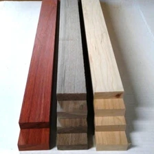 3/4" x 2" x 12" - 2 PADAUK 4 Walnut 4 Cherry Wood DIY Cutting Boards Trivets