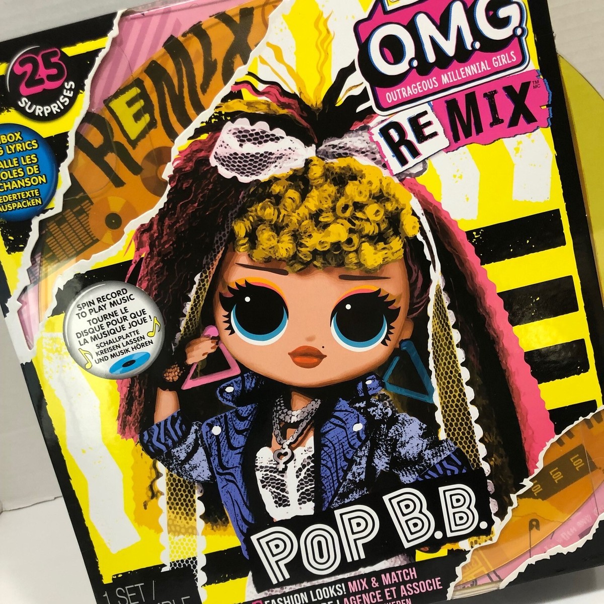 LOL Surprise OMG Remix Pop B.B Fashion Doll 25 Surprises w/ Music
