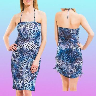 KINIKI HELLBRAUN DURCH KLEID STRAND SOMMER STRAND COVER UP LEICHT GRÖßE UK 6 8 10