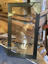 Aluminium Kitchen Doors With Serigraphy Tempered Glass