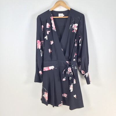 aje black floral dress Daze Mini Dress main image 0