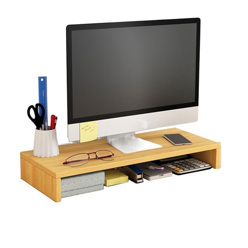 Easy Assemble Wood Desktop Computer Stand Workstation - Afbeelding 13 van 19