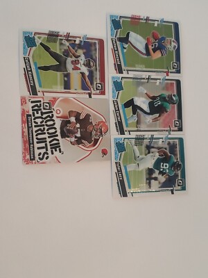 2023 Donruss Optic 5 Card Rookie Lot Kincade/Carter+