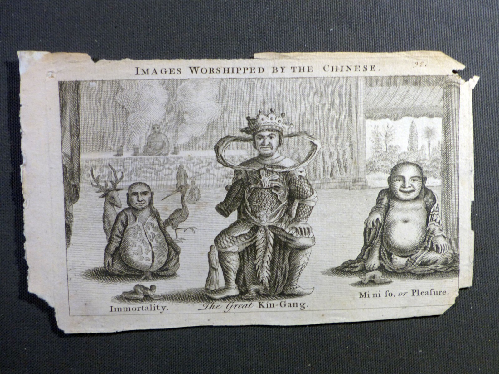 Mi ni so ou la volupté, Immortalité & Grand Kin-Gang GRAVURE 18e s ...