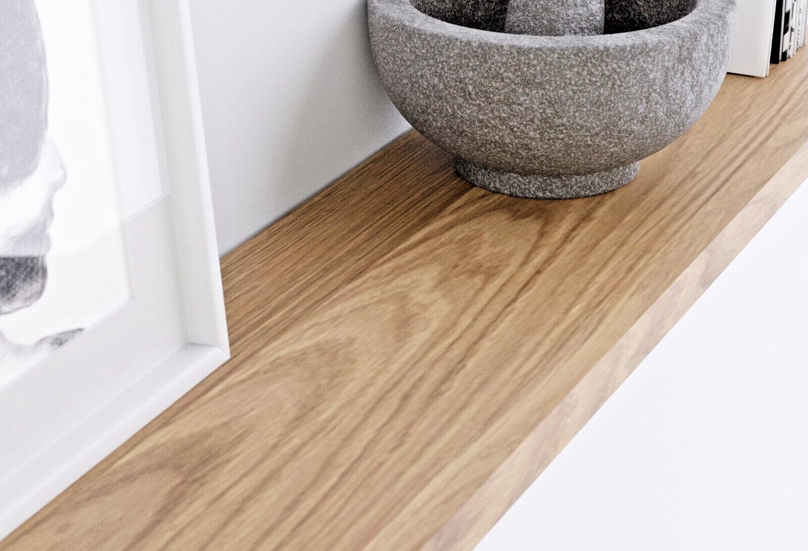 Solid Oak Shelf CUT TO SIZE American Oak Shelf Shelves Solid Oak Shelving eBay