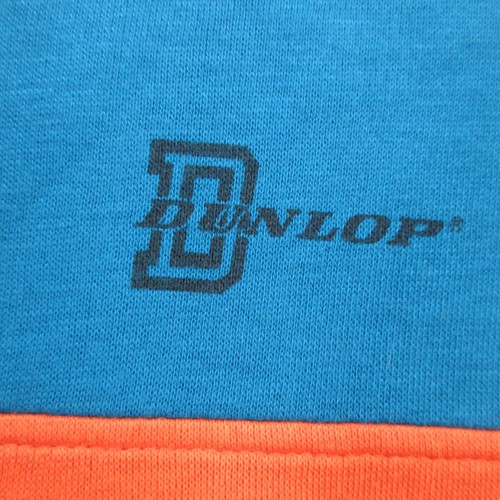 Vtg Dunlop Sweatshirt Boys XL 14 16 Blue Striped Casual Fleece Pullover 80s - Picture 5 of 11