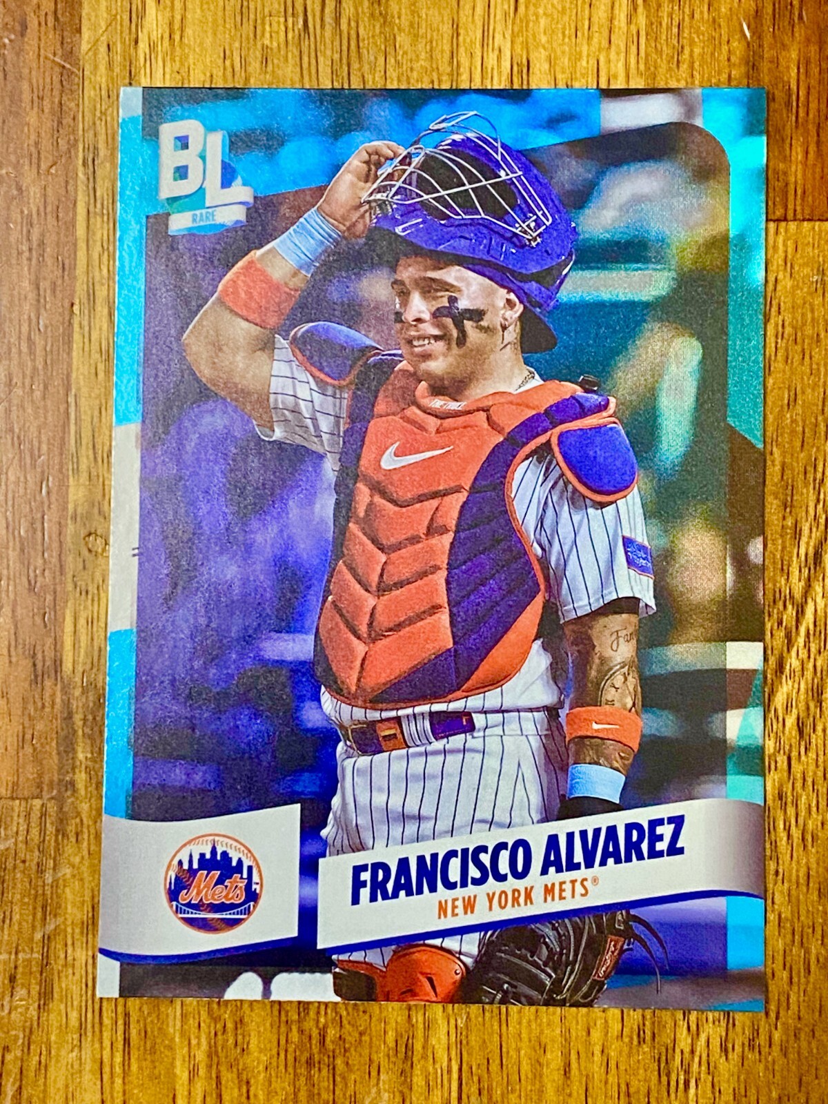 2024 TOPPS BIG LEAGUES BASEBALL BLUE FOIL FRANCISCO ALVAREZ 266 METS eBay