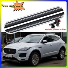 2PCS Side Steps Running Boards Fits For Jaguar E-PACE 2017-2024 Nerf Bars Pedals