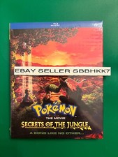 Pok mon the Movie Secrets of the Jungle Blu-ray Slipcover New Free Shipping