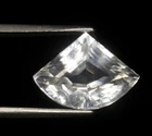 Fancy Cut Natural White Sapphire 6.82 Ct Loose Gemstone Certified Sapphire Gems