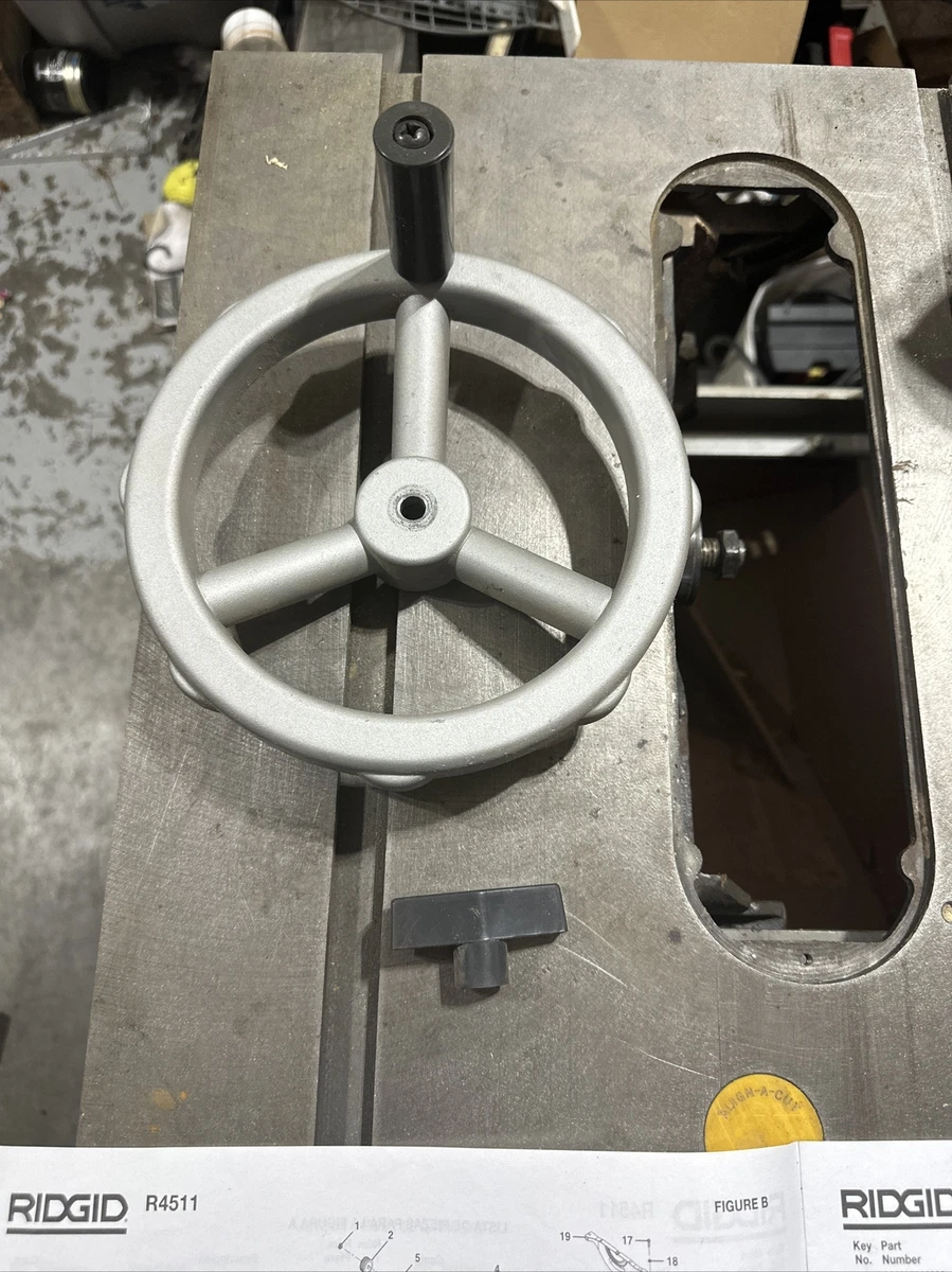 Craftsman 351.221160 or RIDGID R4511 Table Saw 8 Handwheel And