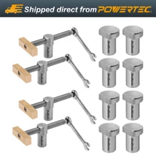 DuBois 51062-P2 Bench Dogs and Clamps Set, Workbench Angle + Bench Dogs for 3/4"