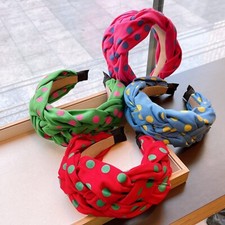 Women thick braided Headband twist braids pleated Padded Hairband Accessories UK