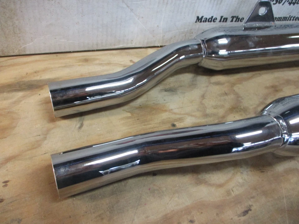 NUEVO 1975-1978 HONDA GL1000 GOLDWING SILENCIADORES TUBO ESCAPE TRASERO MAC 001-1715 Foto 2 de 4