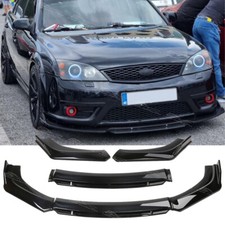 For Ford Mondeo 2000-2018 Gloss Black Front Bumper Spoiler Lip Splitter Body Kit