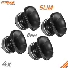 4x PRV 2  Horn Driver WG2000Py SLIM Shallow Mount High Frequency 8 Ohm 600 Watts