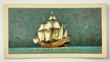 Ark Royal Galleon The Saga of Ships Brooke Bond Tea Card No. 9 HH676