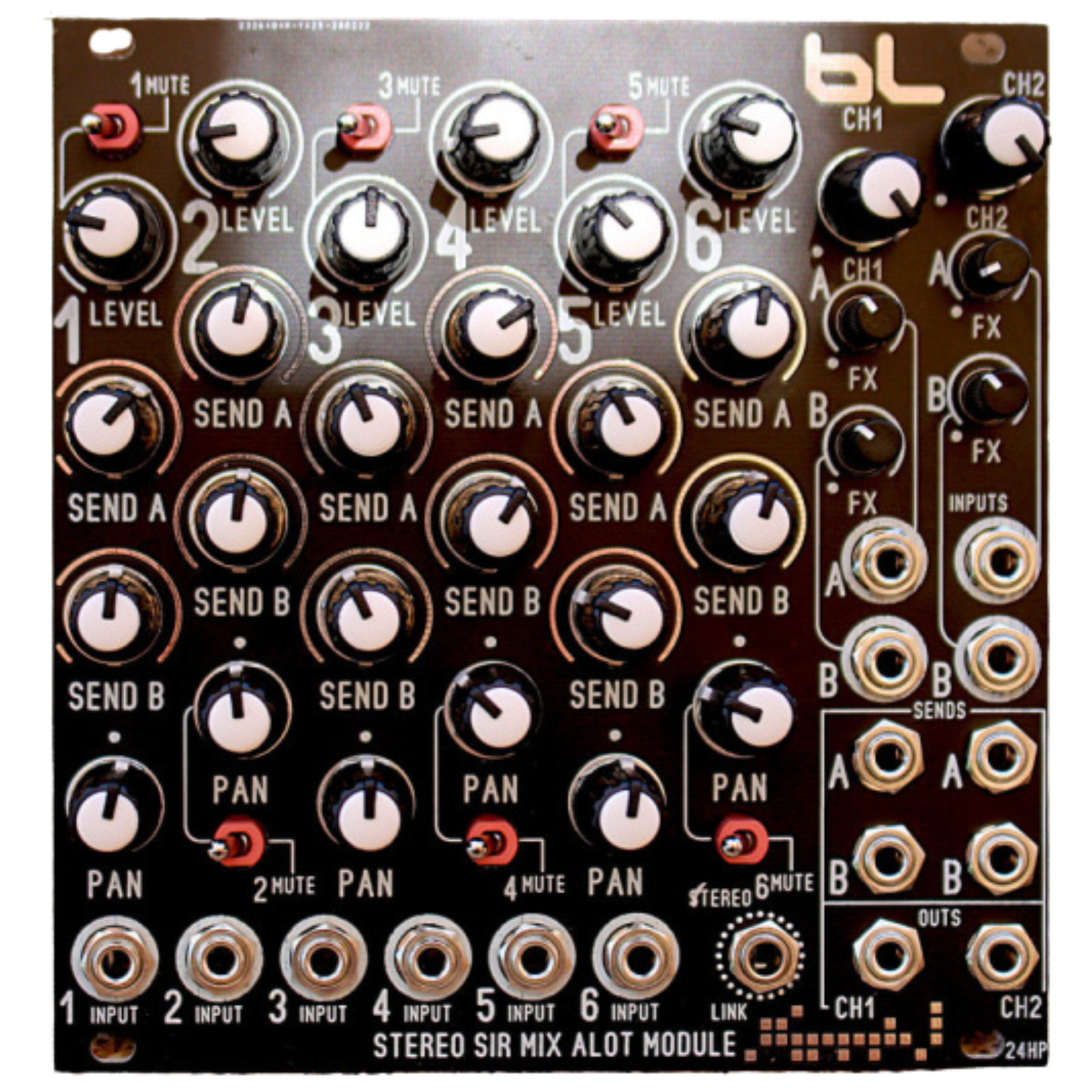 Blue Lantern Stereo Sir Mix A Lot Микшерный пульт Eurorack Synth Module