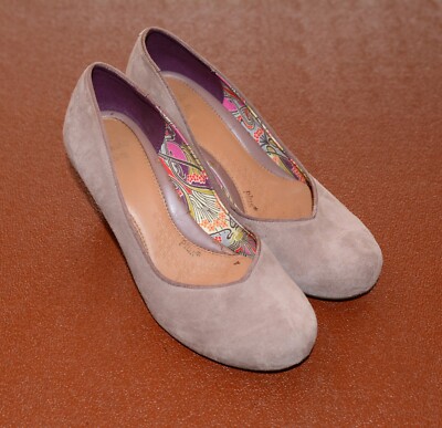 Clarks Plus Flieder Wildleder Pumps Damen UK6 EU39